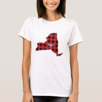 Custom New York State Hometown Plaid Christmas