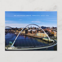 Custom Newcastle Millennium Bridge Photograph