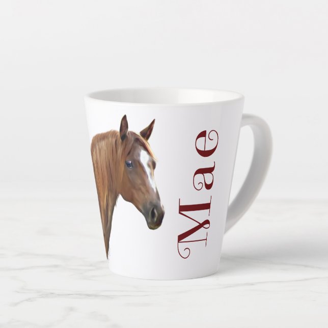 Custom Nicole - Mae 1 Latte Mug (Right Angle)