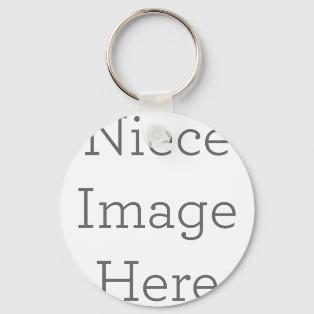 Metal Circle Keychain, 2" (Front)