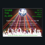 Custom Nightclub Birthday Party Invites<br><div class="desc">Customise all of the text you see here! 2013 by Mark Thaler</div>