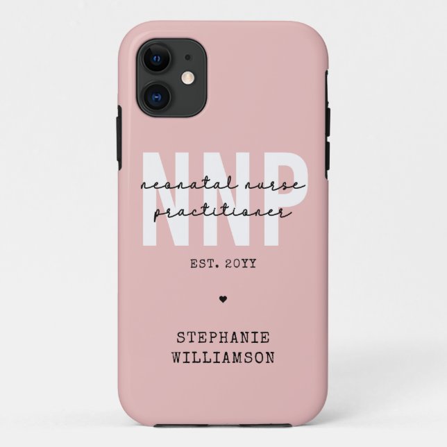 Custom NNP Neonatal Nurse Practitioner Case-Mate iPhone Case (Back)