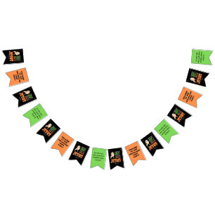 Custom NO HOCUS POCUS Christian Halloween Bunting