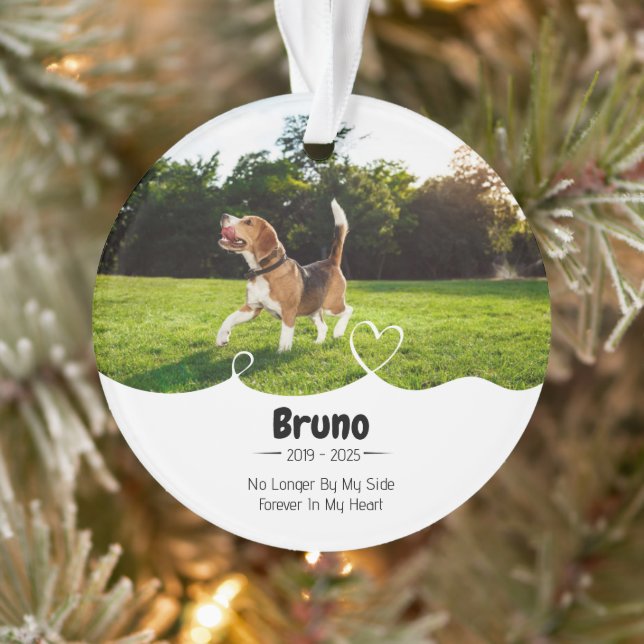 Custom No Longer By My Side, Forever In My Heart Ornament (Tree)