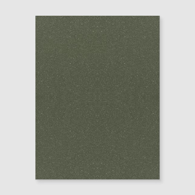 Custom Noise-Effect Moss Green Magnet (Front)