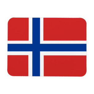 Custom Norwegian Flag (Norske Flagg) Magnet