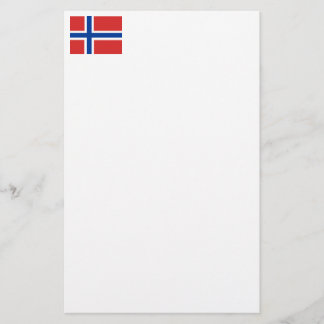 Custom Norwegian Flag (Norske Flagg) Stationery
