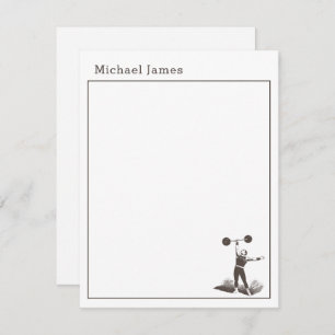 Custom Note Cards for teen boys stationery