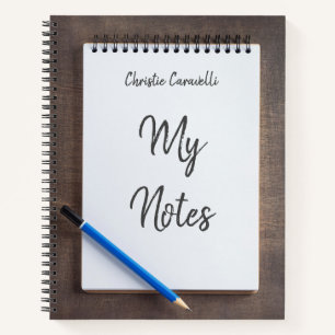 Custom Notepad My Notes Notebook