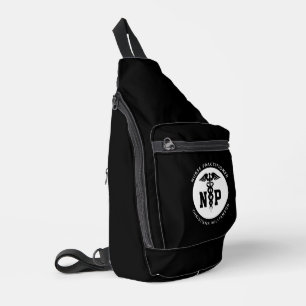 Custom NP Nurse Practitioner Graduation Caduceus Sling Bag