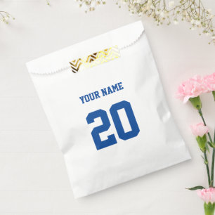 Custom Number and Name Favour Bags