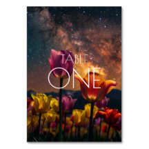 CUSTOM NUMBER Cosmic Tulips