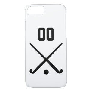 Custom Number Team Field Hockey iPhone 8/7 Case
