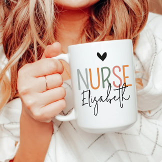 Custom Nurse Birthday Mug Gift for RN, LPN or CNA