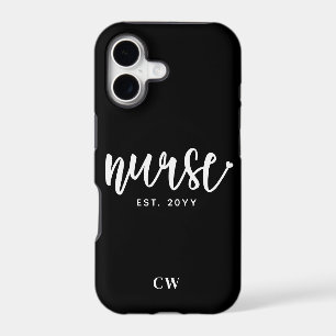 Custom Nurse Est Typography Nurse RN graduation