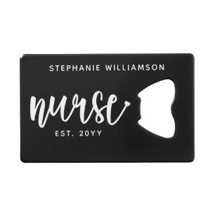 Custom Nurse Est Typography Nurse RN graduation