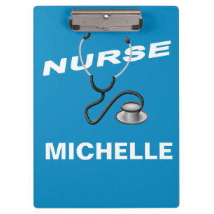 Custom Nurse Name Clipboard