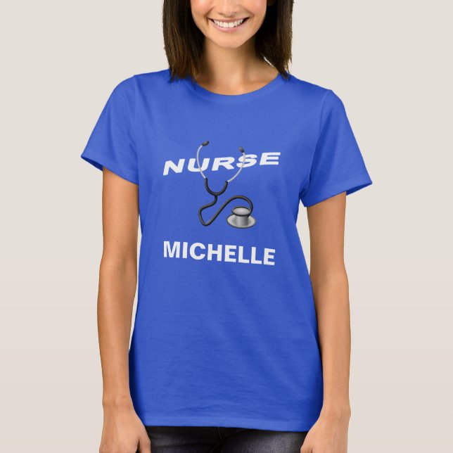 Custom Nurse Name T-Shirt (Front)