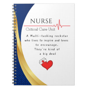 Custom Nurse Speciality Notebook