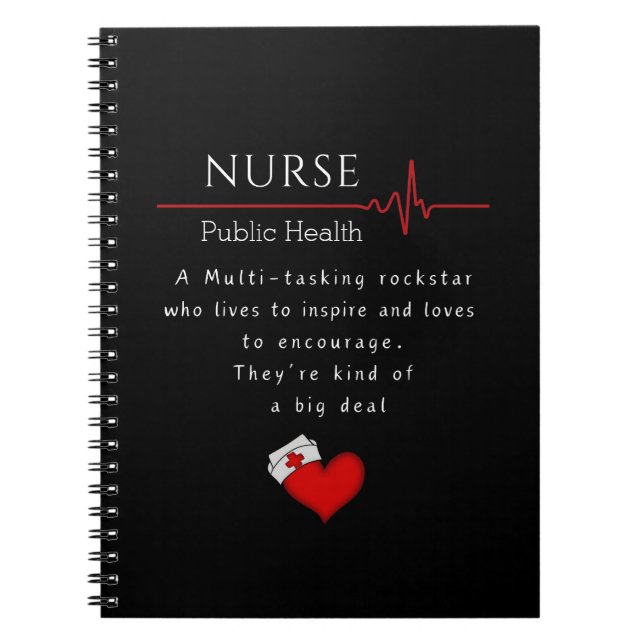 Custom Nurse Speciality Notebook (Front)