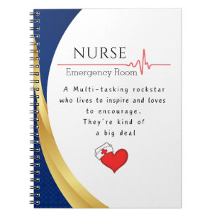 Custom Nurse Speciality Notebook