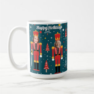 custom nutcracker 5 face photo Mug coffee cup