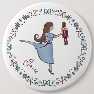 Custom Nutcracker Classic Christmas Ballet 6 Cm Round Badge
