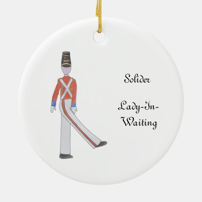 Custom Nutcracker Ornament (Back)