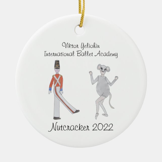 Custom Nutcracker Ornament for Heidi J  (Front)