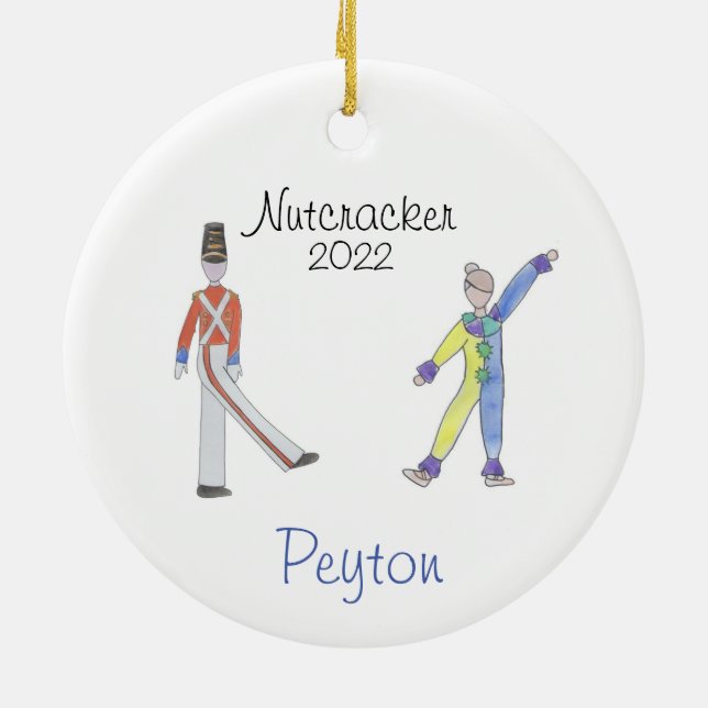 Custom Nutcracker Ornament for Heidi J  #2 (Back)