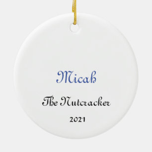 Custom Nutcracker Ornament for Kristy L (2021) 