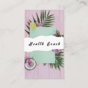 Custom Nutrition Therapist for Professional Image  Business Card