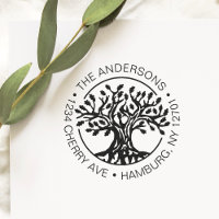 Custom oak tree Return Address