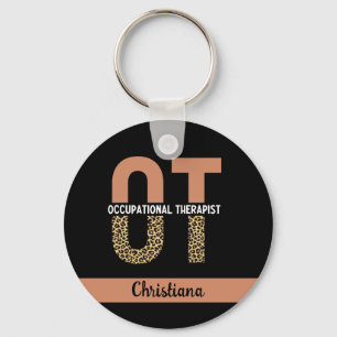 Custom Occupational Therapist OT Appreciation Gift Key Ring