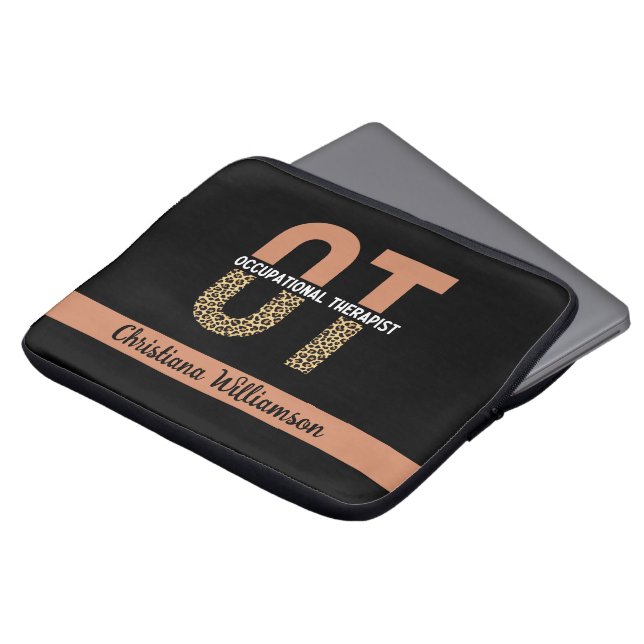 Custom Occupational Therapist OT Appreciation Gift Laptop Sleeve (Front Top)