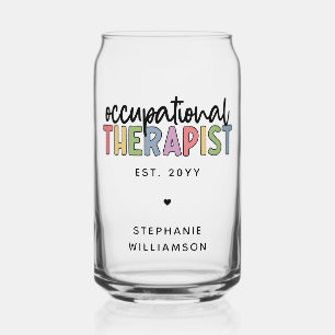 Custom Occupational Therapist OT Can Glass