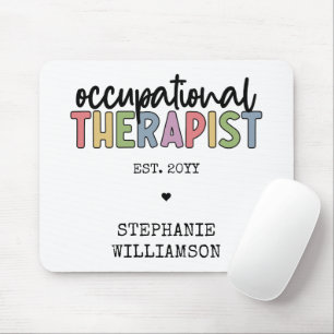 Custom Occupational Therapist OT Gifts Mouse Mat