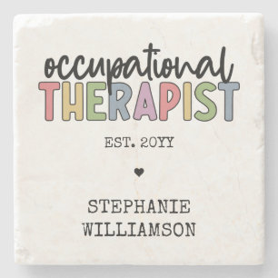 Custom Occupational Therapist OT Stone Coaster