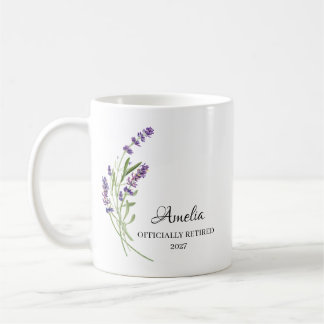 Custom Officially Retired 2026 Funny Retirement Coffee Mug