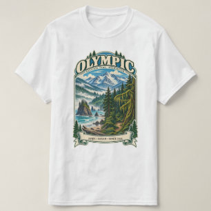 Custom Olympic National Park Washington T-Shirt
