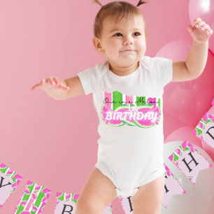  Custom One in a Melon Birthday any age Baby Bodysuit