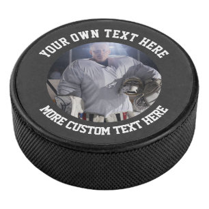 Custom One of a Kind Personalised Hockey Puck