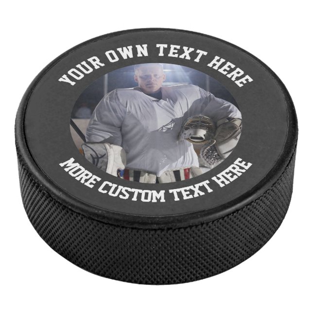 Custom One of a Kind Personalised Hockey Puck (3/4)