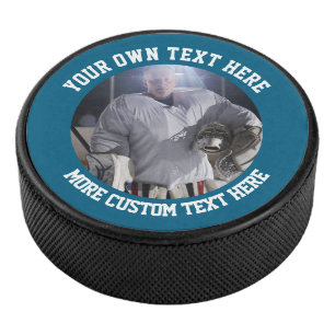 Custom One of a Kind Personalised Hockey Puck