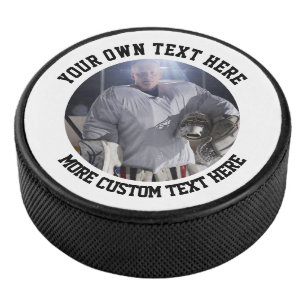 Custom One of a Kind Personalized Hockey Puck