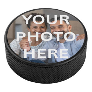 Custom One-of-a-Kind Personalized Photo Hockey Puck