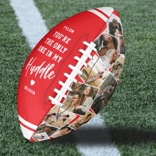 Custom “Only One in My Huddle” 12 Photo American Football