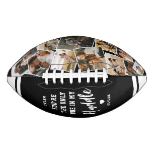 Custom “Only One in My Huddle” 12 Photo American Football