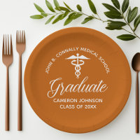 Custom Orange Medical School Graduation Party