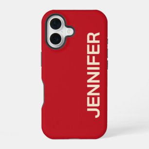 Custom Orange Phone Case, Graduation Gift for Her iPhone 16 Case